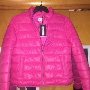 Pink Puffer Coat